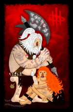 Diablo III Fan Art – Barbarian Axe Effect
